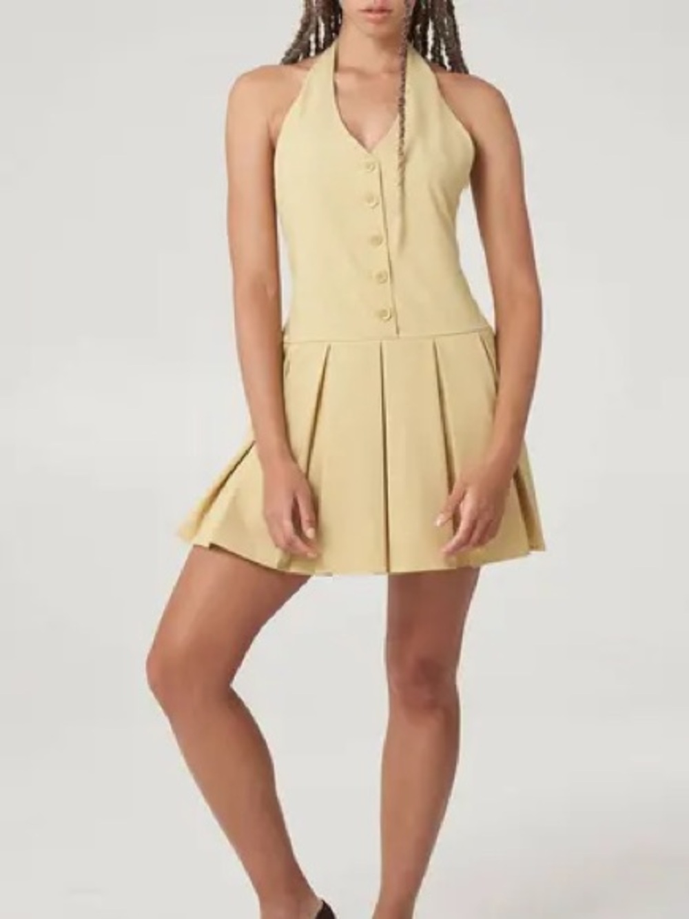NWT Find Me Now Mae Mini Halter Dress